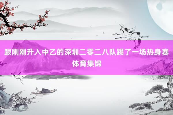 跟刚刚升入中乙的深圳二零二八队踢了一场热身赛体育集锦