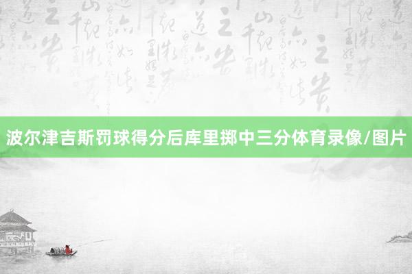 波尔津吉斯罚球得分后库里掷中三分体育录像/图片