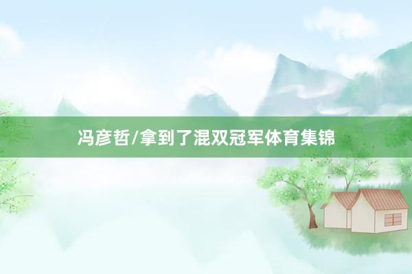 冯彦哲/拿到了混双冠军体育集锦