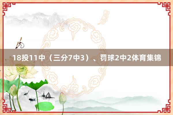 18投11中（三分7中3）、罚球2中2体育集锦