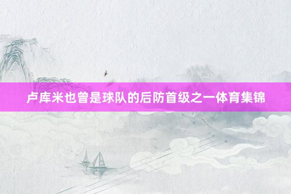 卢库米也曾是球队的后防首级之一体育集锦