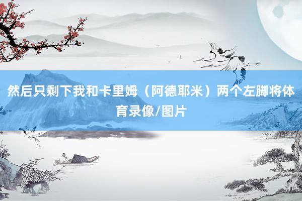 然后只剩下我和卡里姆（阿德耶米）两个左脚将体育录像/图片