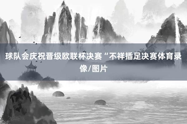 球队会庆祝晋级欧联杯决赛“不祥插足决赛体育录像/图片