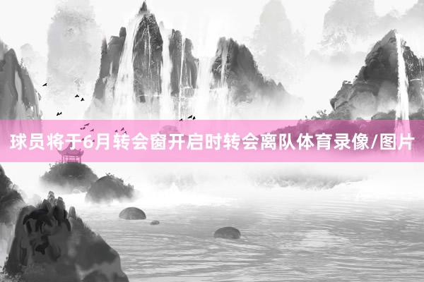 球员将于6月转会窗开启时转会离队体育录像/图片