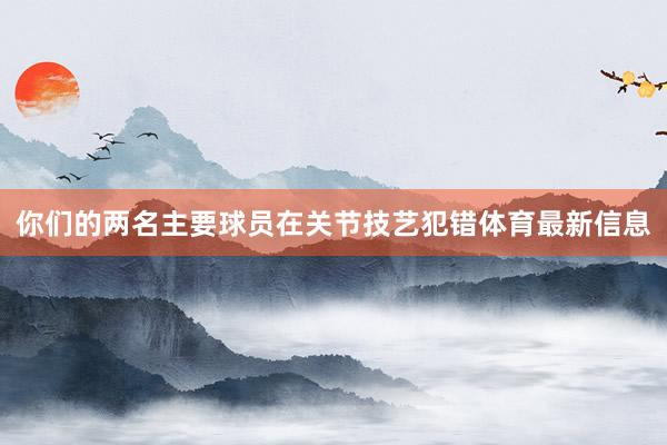 你们的两名主要球员在关节技艺犯错体育最新信息