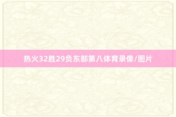 热火32胜29负东部第八体育录像/图片