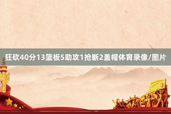 狂砍40分13篮板5助攻1抢断2盖帽体育录像/图片