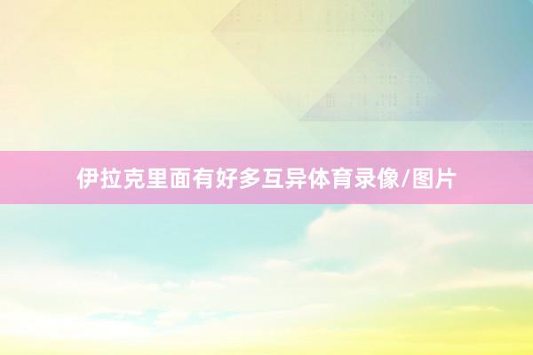 伊拉克里面有好多互异体育录像/图片