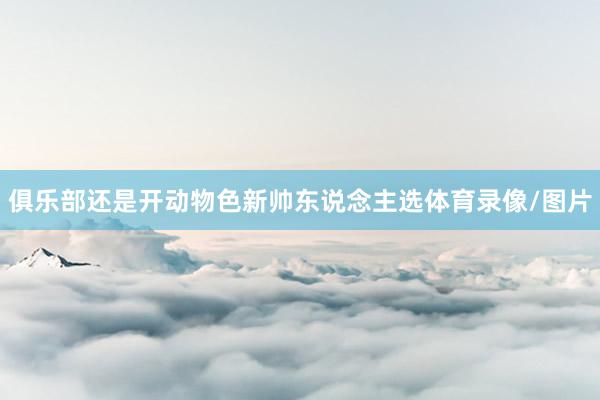 俱乐部还是开动物色新帅东说念主选体育录像/图片